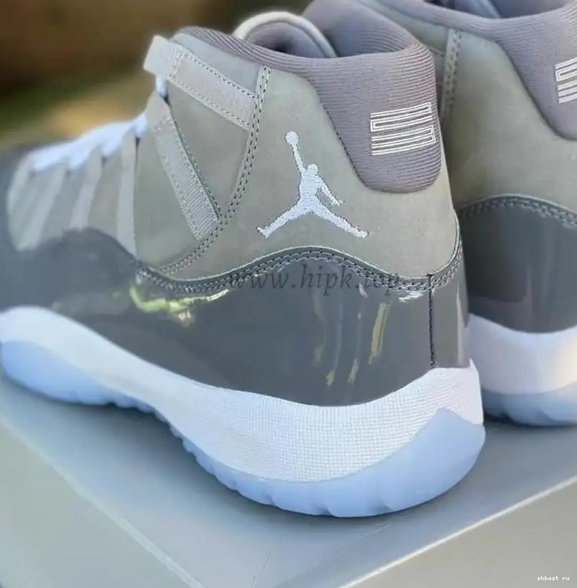 cool Air 11 PK ready retail to GOD materials grey ship Jordan 0522